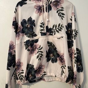 Thread Supply Floral Pullover  Windbreaker XL